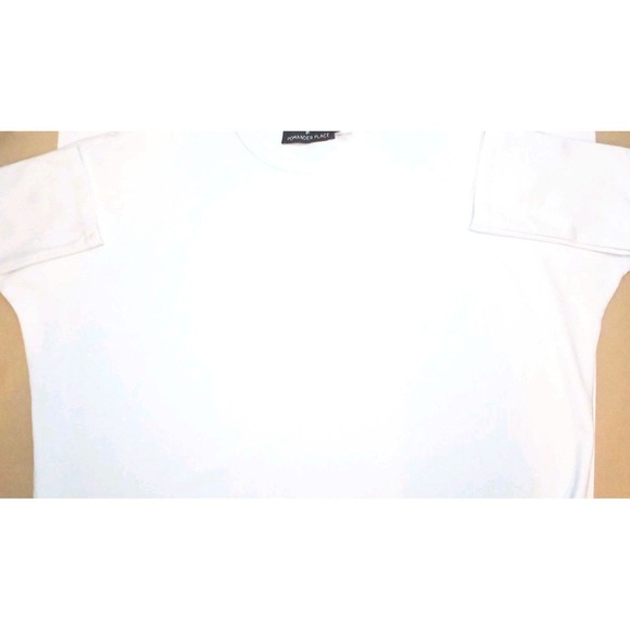 Tuckernuck Dress Sz M/L Pomander Place White Sue Sweatshirt Relaxed Casual Beach - Picture 10 of 13